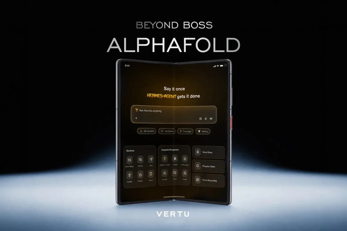 Vertu Alphafold 賣近五萬四起：企業 AI 摺機係工具定身份象徵？