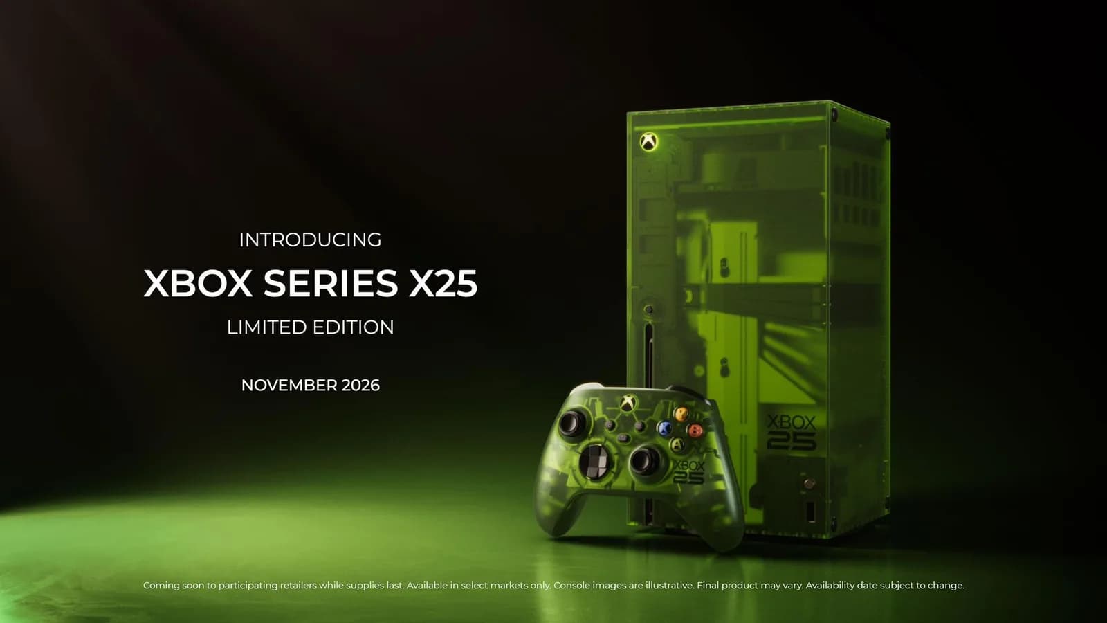 Xbox 25 周年透明綠 Series X：換殼收藏，定值得等港行？