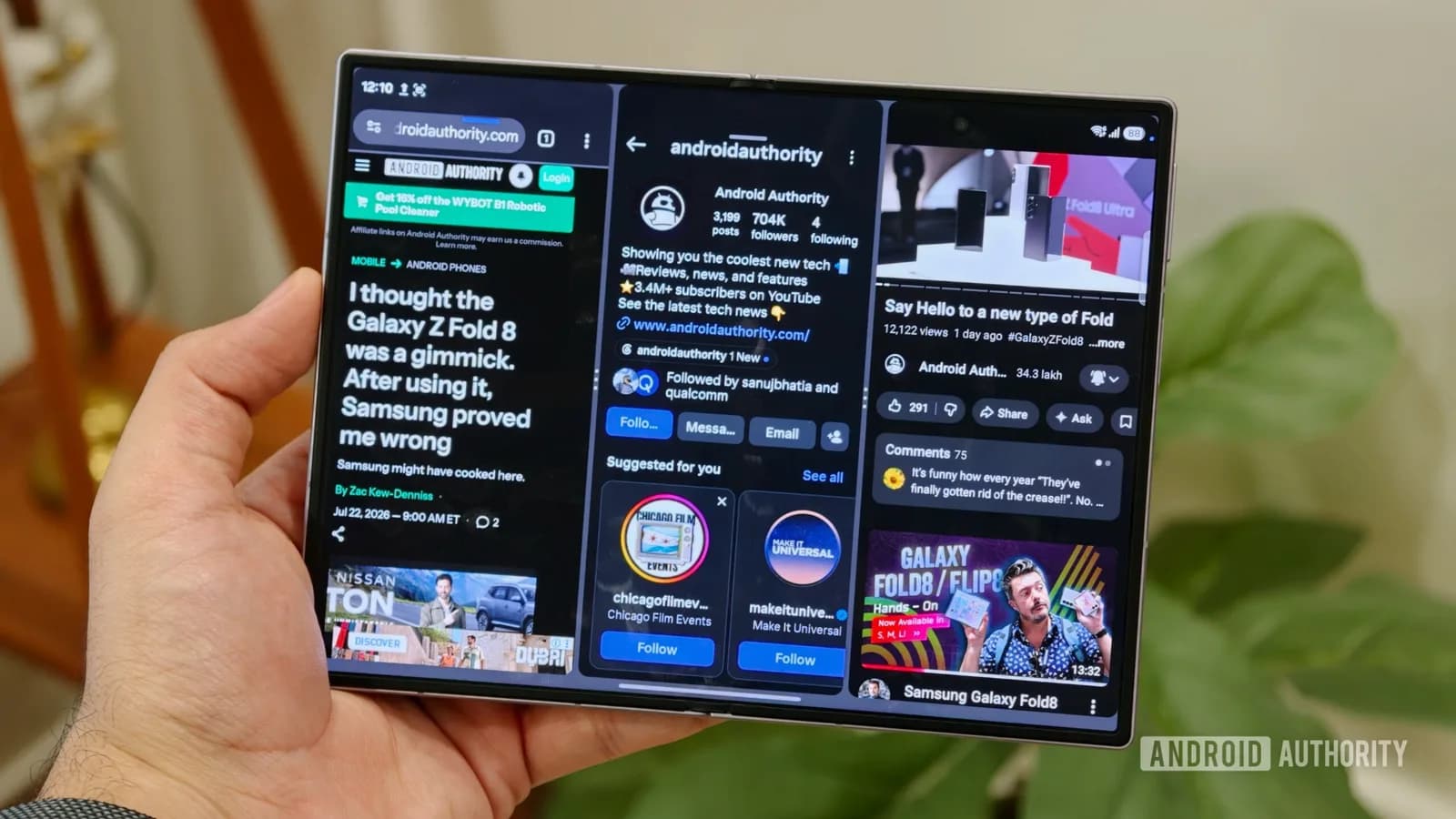 Galaxy Z Fold8 三開 app 有新招：90:10 快切，同 Ultra 點揀先啱用？