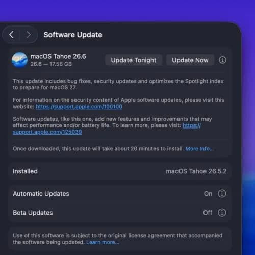 iOS 26.6、macOS 26.6 值唔值得即刻更新？安全修補先係重點
