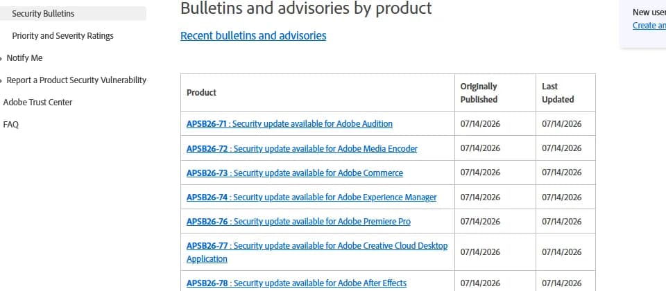 Adobe 一口氣修補 12 款產品：ColdFusion 同 Commerce 邊個要即刻更新