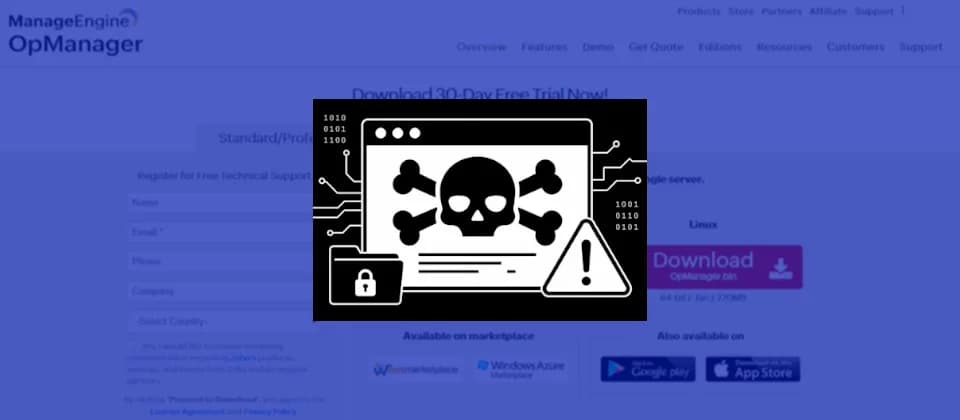 Akira 借假 OpManager 下載頁落手，IT admin 要改下載 SOP
