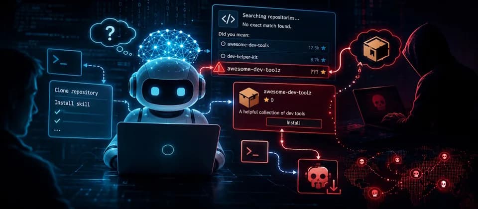 HalluSquatting 盯上 AI coding agent：亂估 repo 名都可以變供應鏈風險