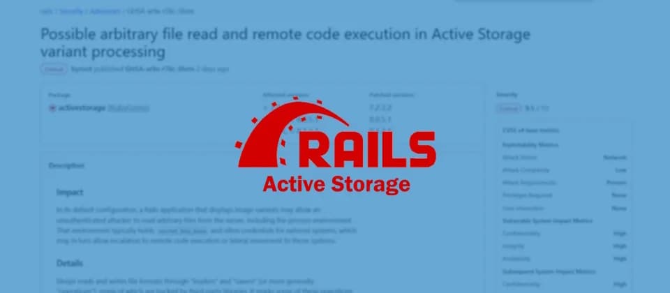 Rails 圖片上載漏洞可讀 server 檔案：升級後仲要查 libvips