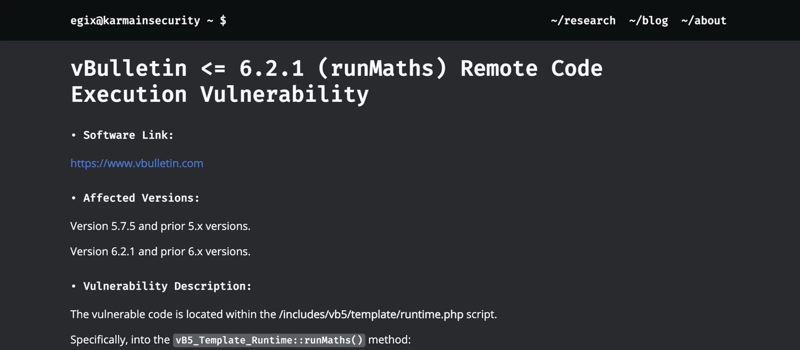 vBulletin 無登入 RCE 漏洞 PoC 公開，5.x 同舊 6.x 要即查