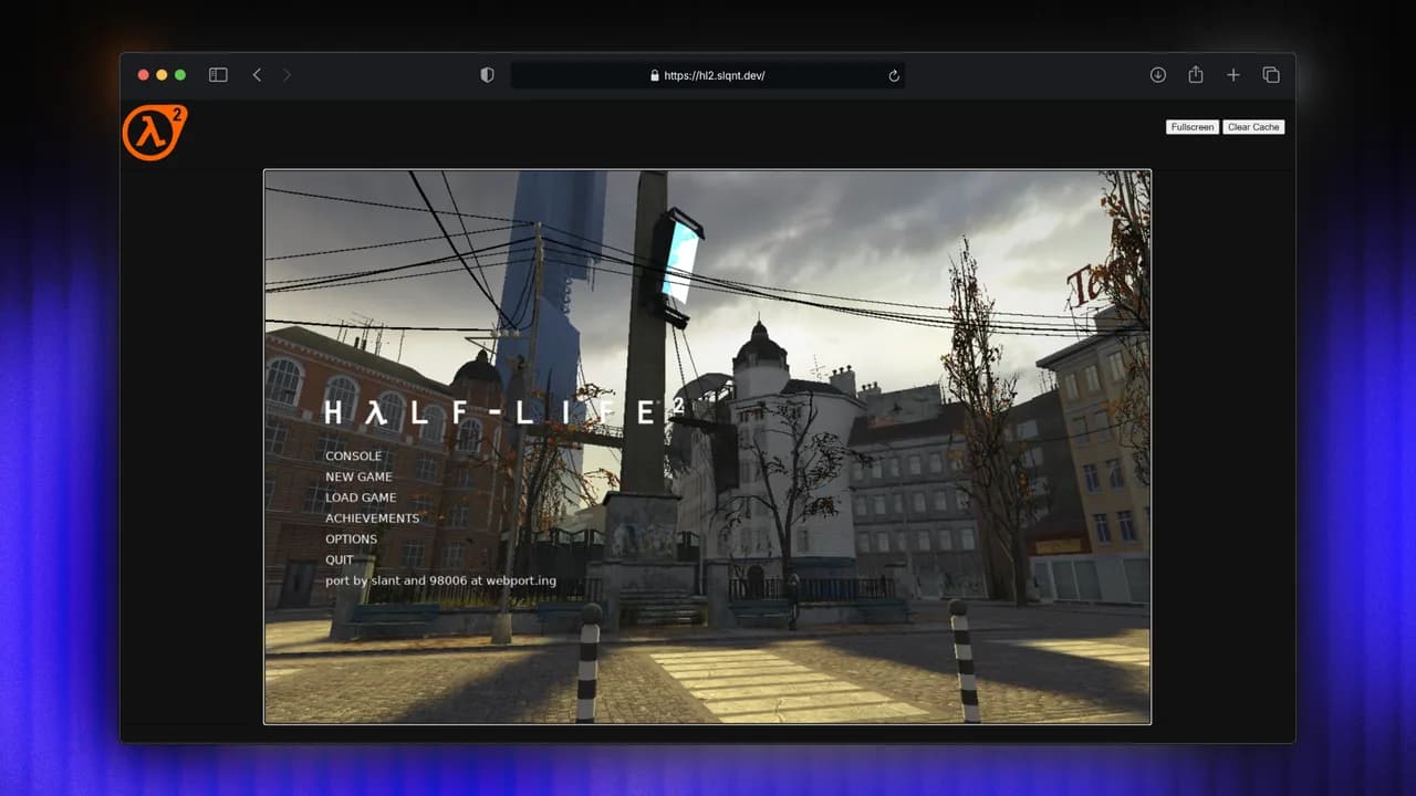 Half-Life 2 入 browser 過 100FPS：免安裝點樣跑起