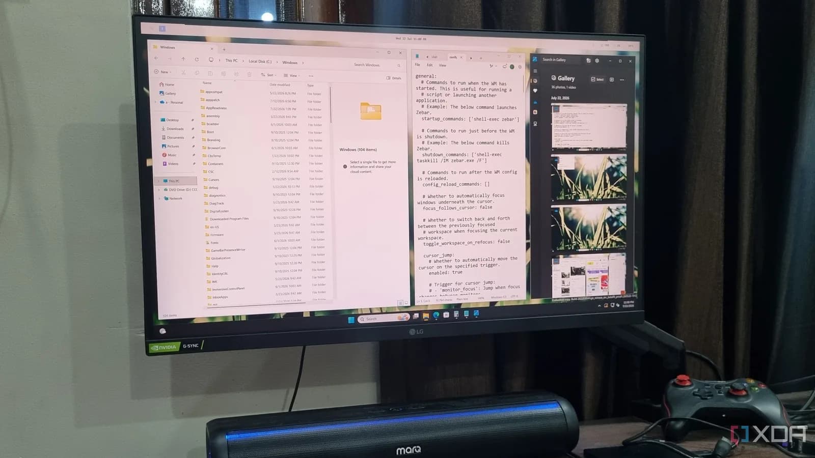 GlazeWM 幫 Windows 11 自動排視窗：快捷鍵、雙螢幕同設定限制