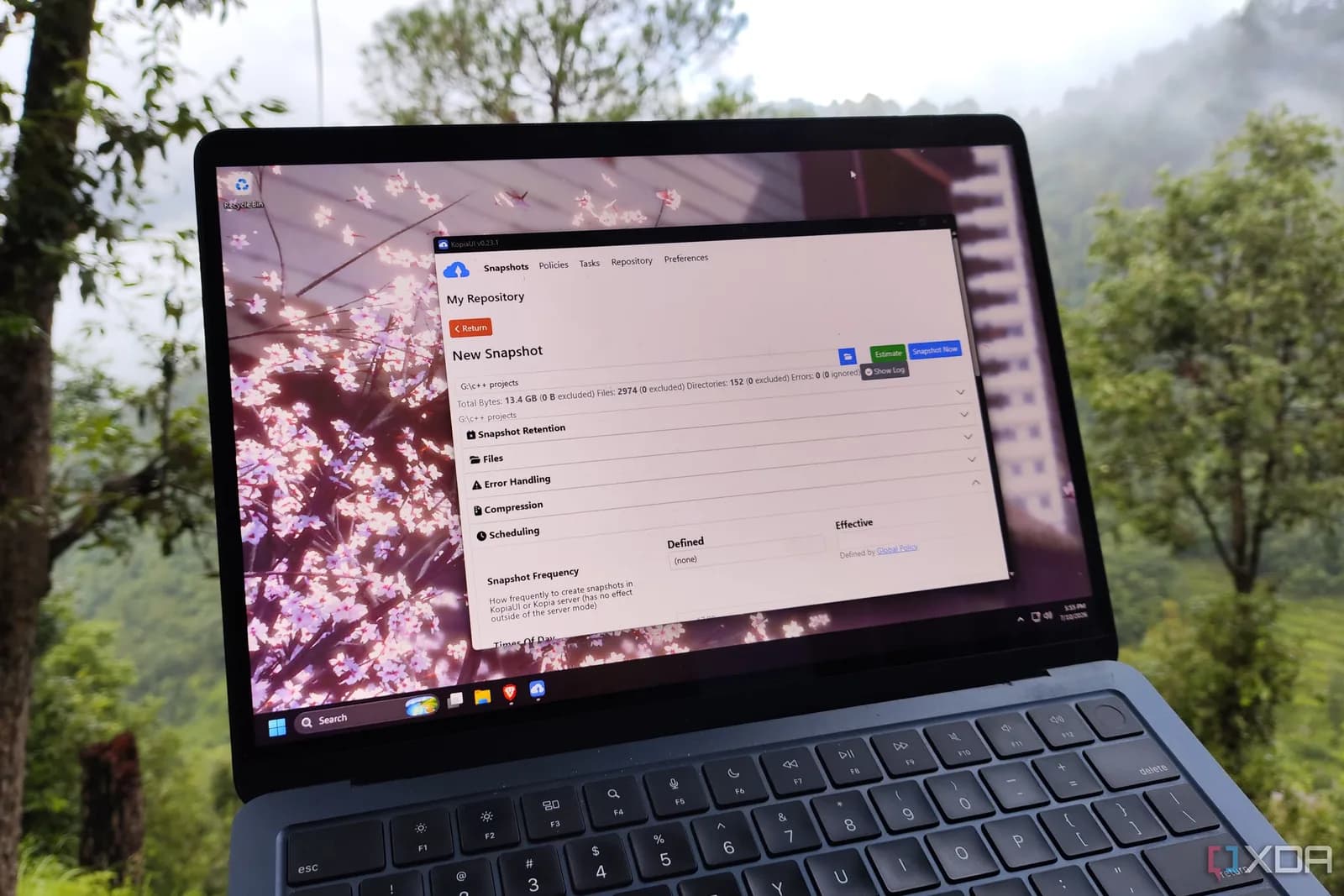 Windows 11 備份工具太散，Kopia 補返檔案 snapshot 嗰層