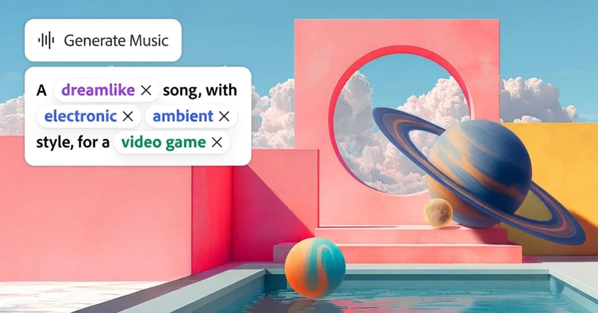 Adobe Firefly 三款 AI 音訊工具正式推出：慳返搵素材嘅時間，專業人手仲未使驚