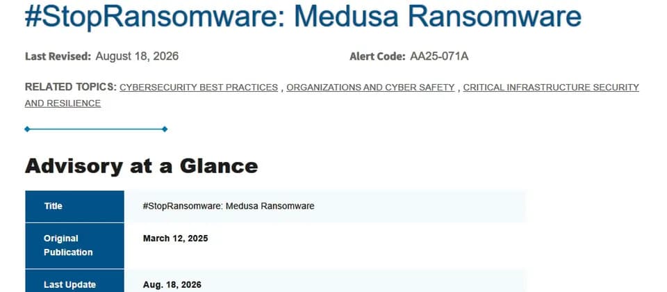 Medusa 勒索攻擊增至逾 500 間：漏洞公開一日已可俾人打入