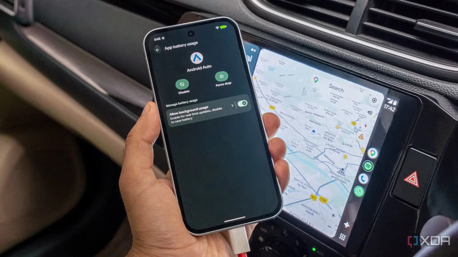 Android Auto 成日斷線？先改背景電池設定，再逐樣排查 USB 同車機