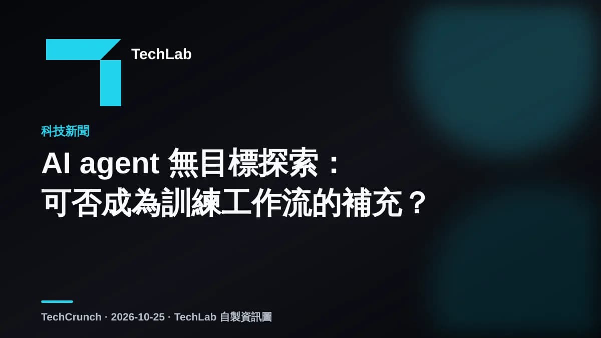 AI agent 無目標探索：可否成為訓練工作流的補充？