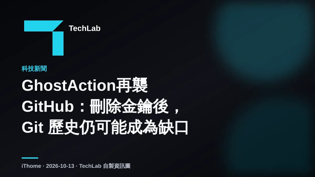 GhostAction再襲GitHub：刪除金鑰後，Git 歷史仍可能成為缺口