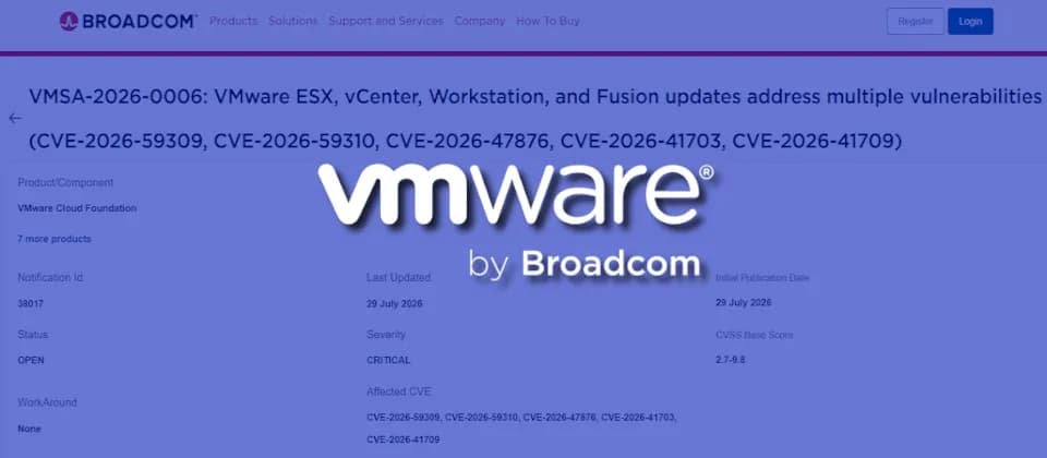VMware 三個重大漏洞要即補:vCenter 可繞過登入,ESX 要先控制 VM