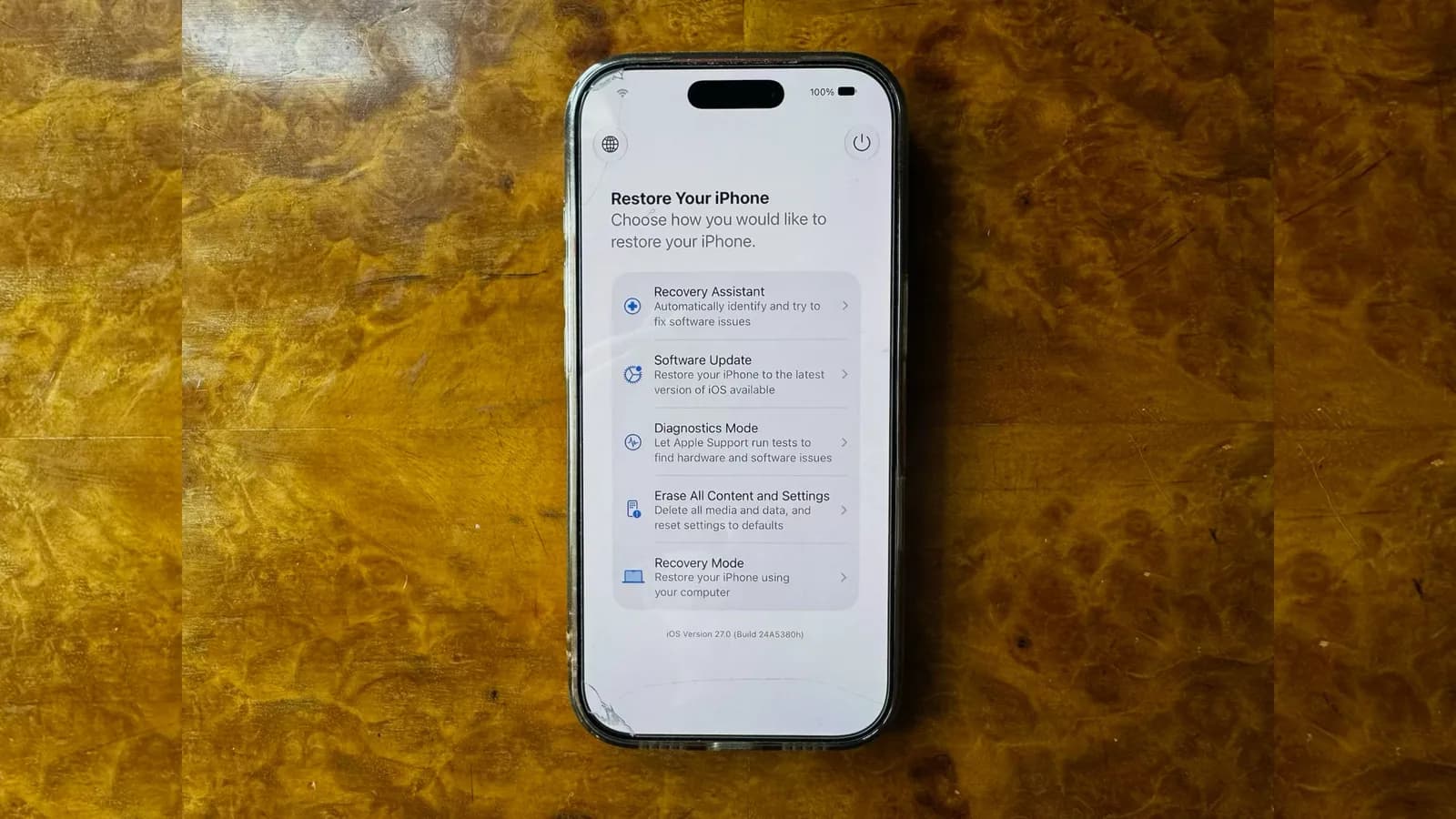 iOS 27 新 recovery 畫面點入?iPhone 開唔到機自救方法