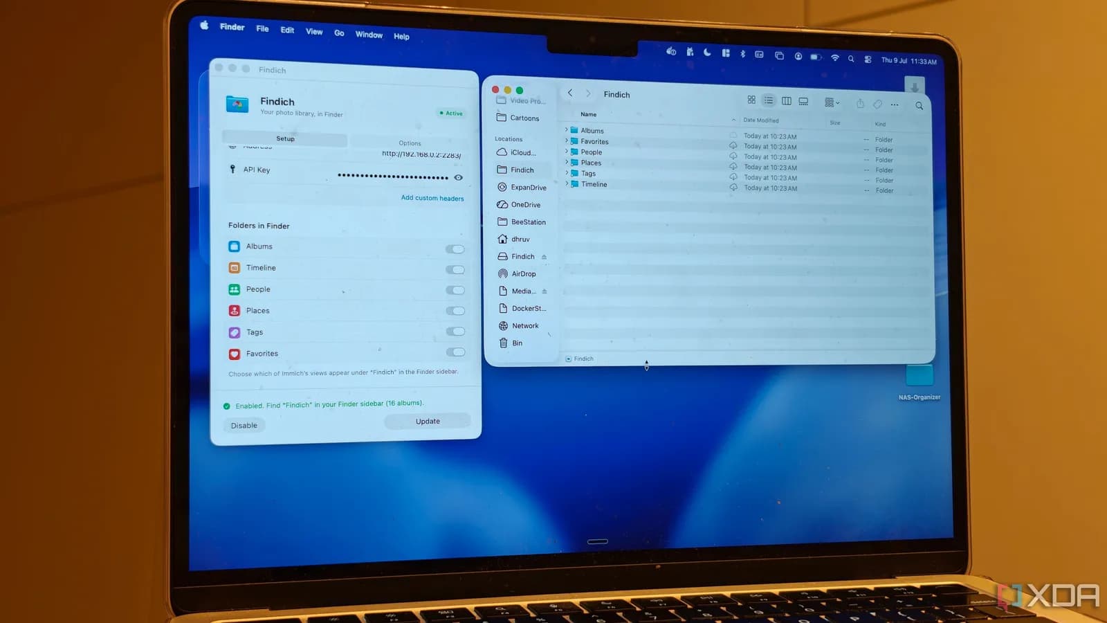 Immich 相片庫搬入 macOS Finder:Findich 好用,但唔等於直接掛載 NAS