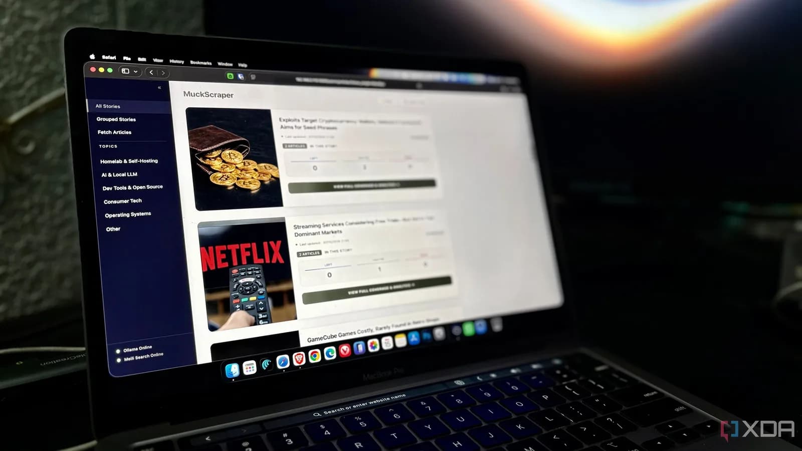MuckScraper 用本機 AI 合併重複新聞,自架前要預咗自己執設定