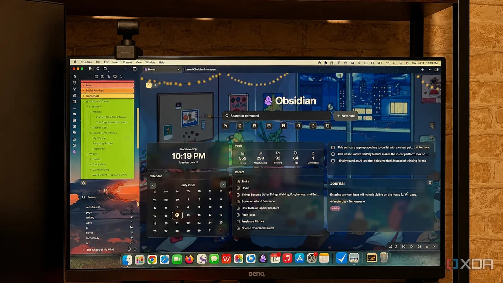 Obsidian 一站式工作台點樣砌:日誌、待辦、快速收集一次講清