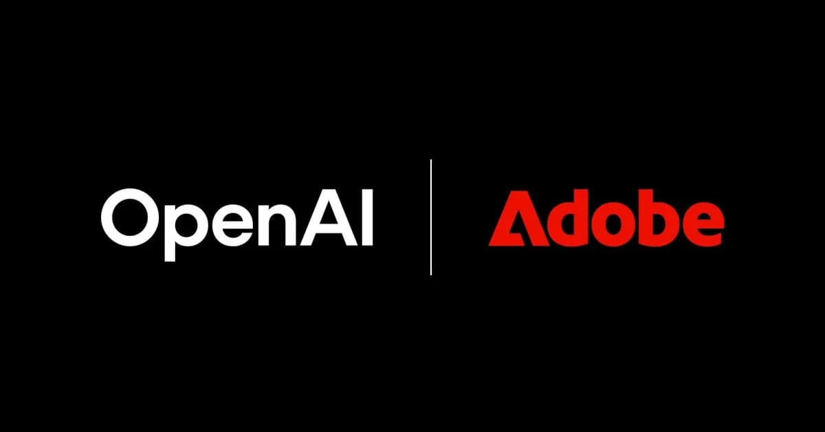 Adobe 逾 70 款工具入 ChatGPT:修圖、剪短片同整 PDF 點樣用