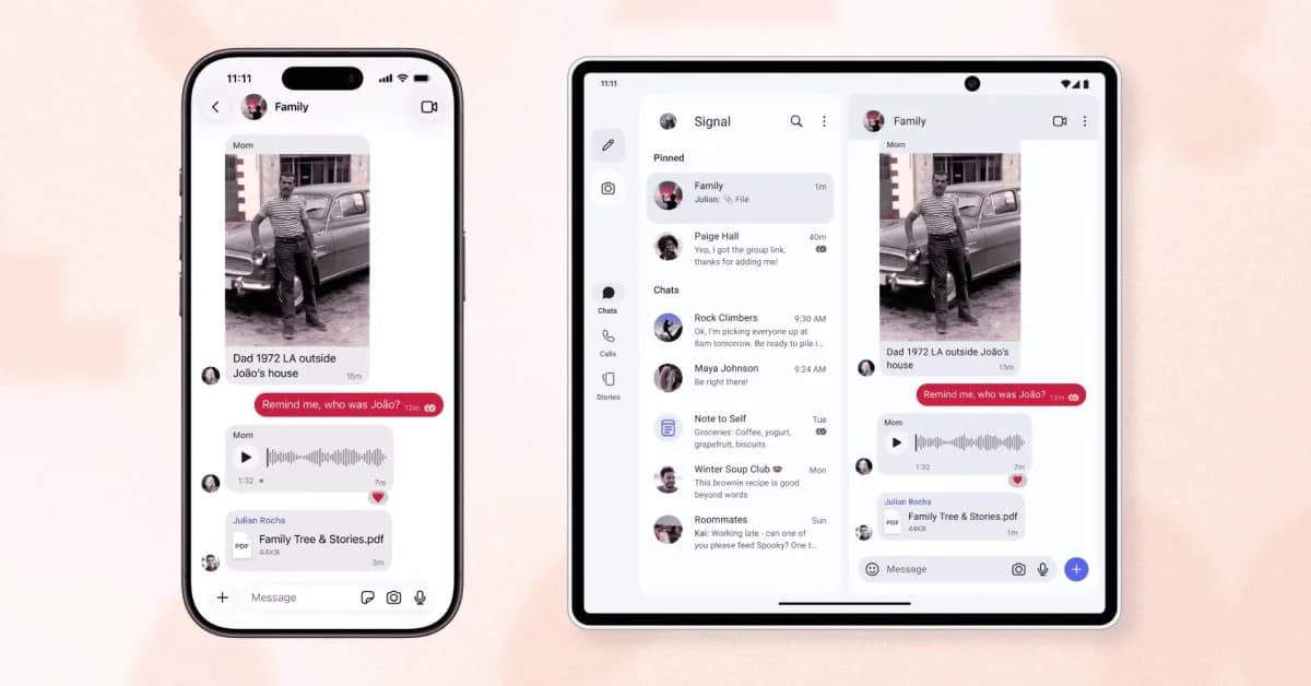 Signal 終於可以連第二部 iPhone:設定方法、同步範圍同兩個期限