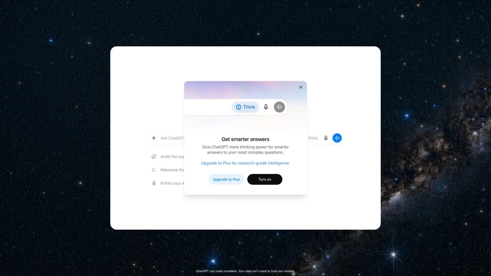 ChatGPT 免費版純文字下周放寬:Luna 任問,圖片語音檔案照樣有限