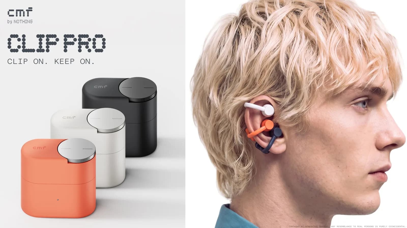 CMF Clip Pro 賣 US$99:夾耳式 open-ear 耳機開始鬥平價