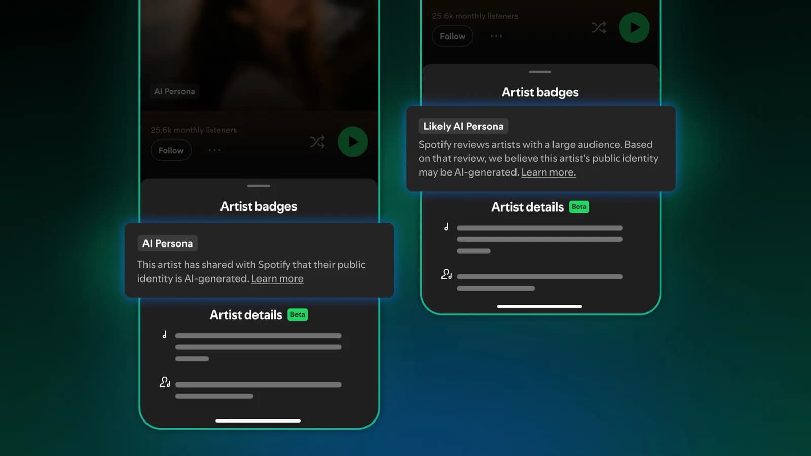 Spotify 加 AI Persona 標籤:認到假歌手,推薦歌單就乾淨?
