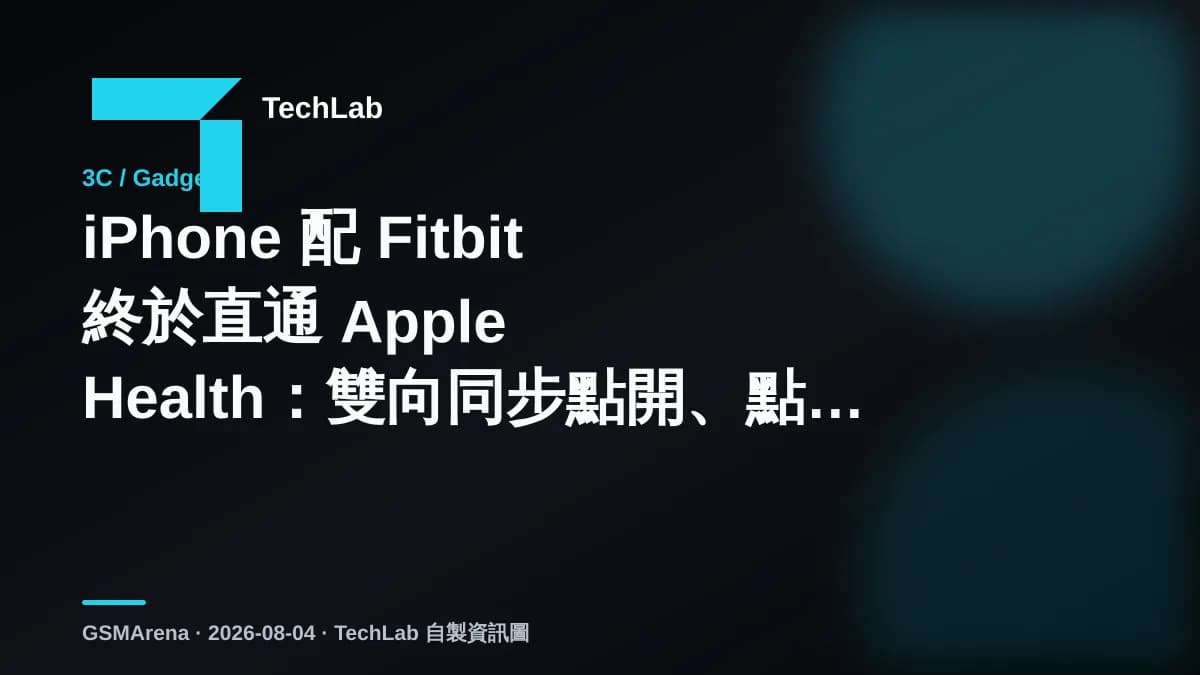 iPhone 配 Fitbit 終於直通 Apple Health:雙向同步點開、點避重複計步