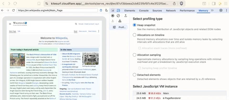 Cloudflare Kitesurf 唔用完整 Chromium:慳 CPU 同 RAM,兼容性要取捨