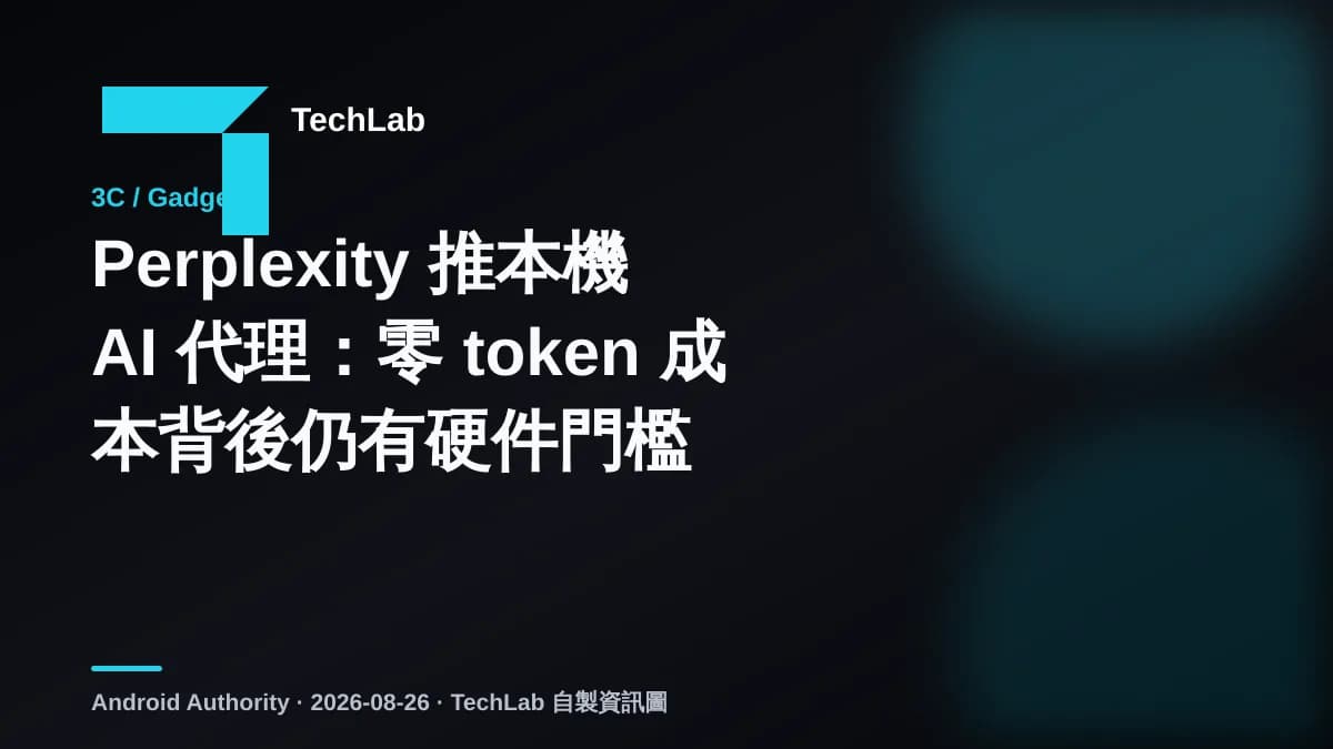 Perplexity 推本機 AI 代理:零 token 成本背後仍有硬件門檻
