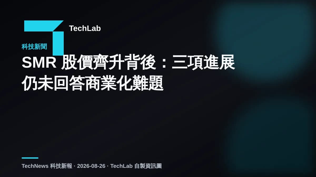 SMR 股價齊升背後:三項進展仍未回答商業化難題