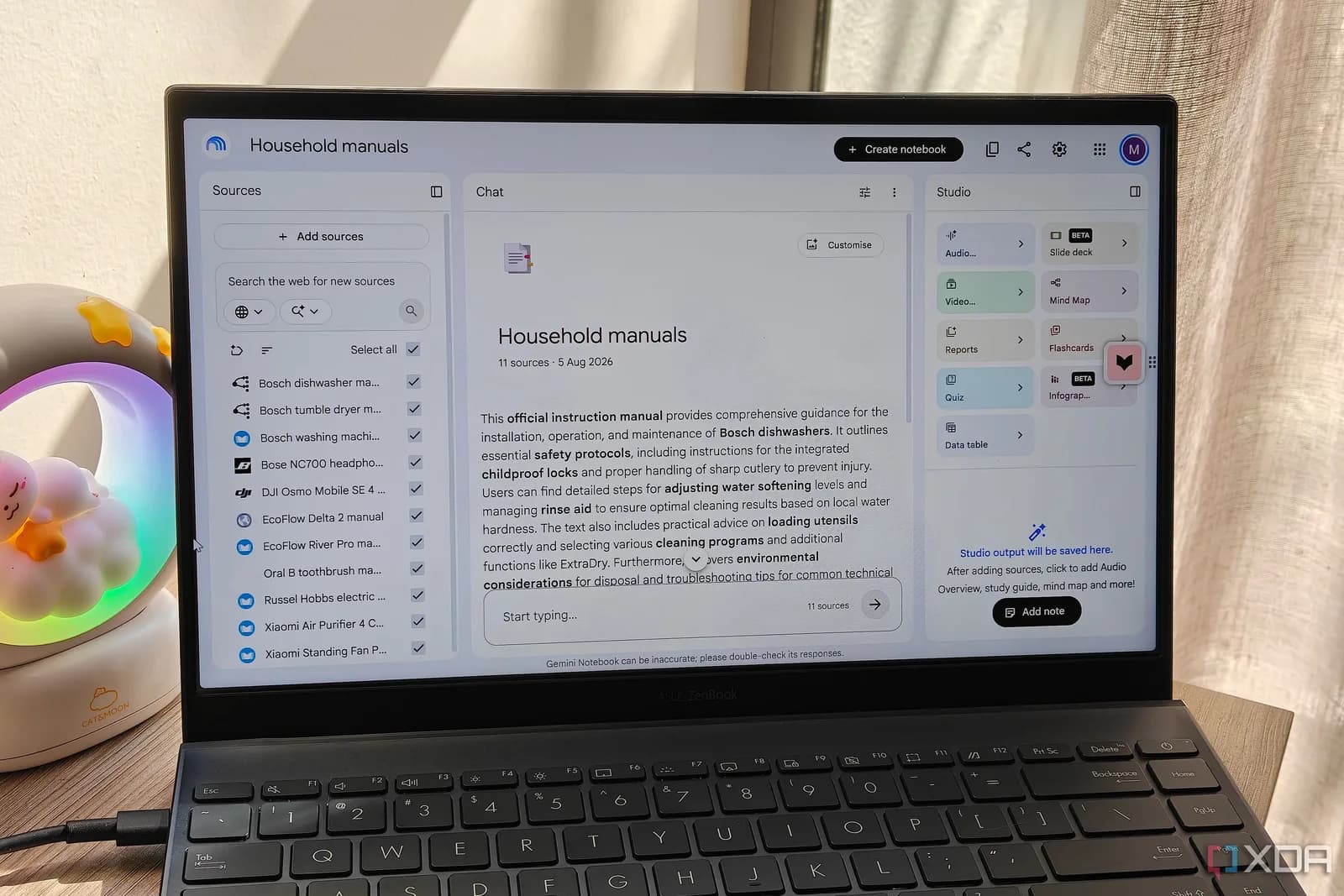 用 Gemini Notebook 幫全屋電器起支援庫:由搵啱說明書到核對 AI 答案