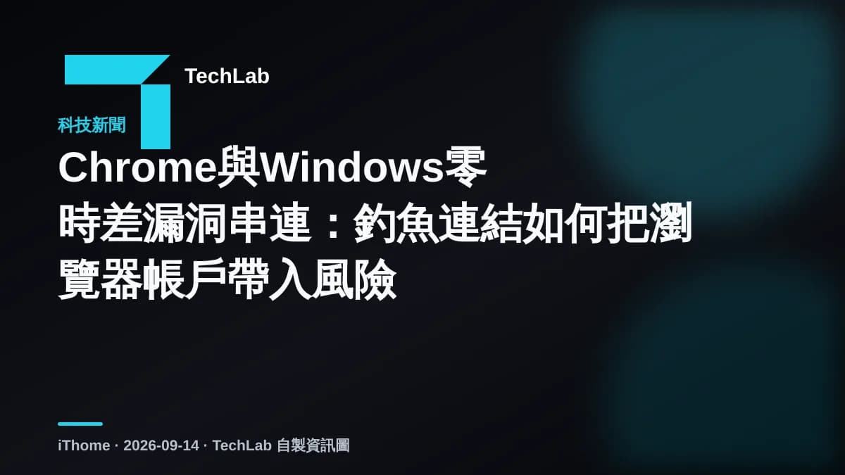 Chrome與Windows零時差漏洞串連:釣魚連結如何把瀏覽器帳戶帶入風險