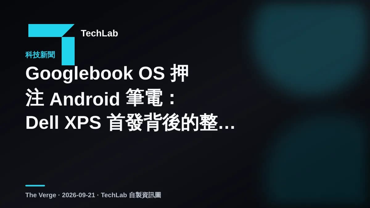 Googlebook OS 押注 Android 筆電:Dell XPS 首發背後的整合賭局