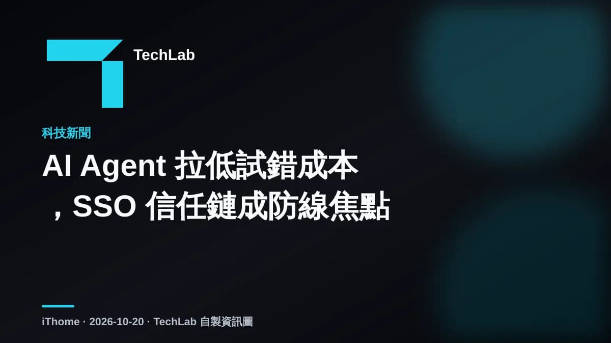 AI Agent 拉低試錯成本,SSO 信任鏈成防線焦點