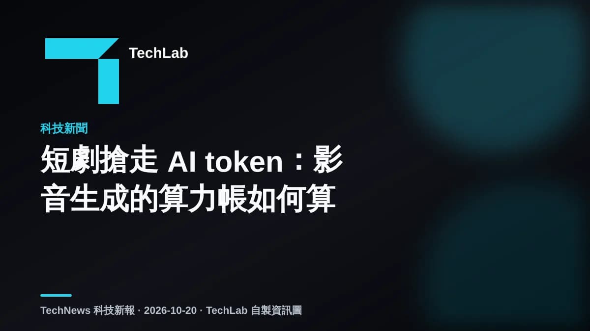 短劇搶走 AI token:影音生成的算力帳如何算