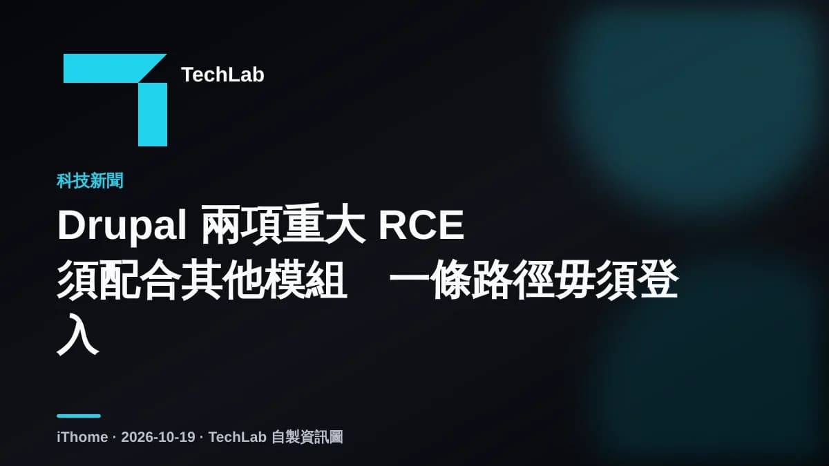 Drupal 兩項重大 RCE 須配合其他模組 一條路徑毋須登入