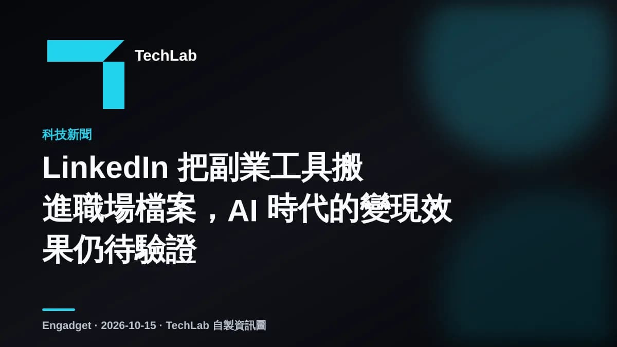 LinkedIn 把副業工具搬進職場檔案,AI 時代的變現效果仍待驗證