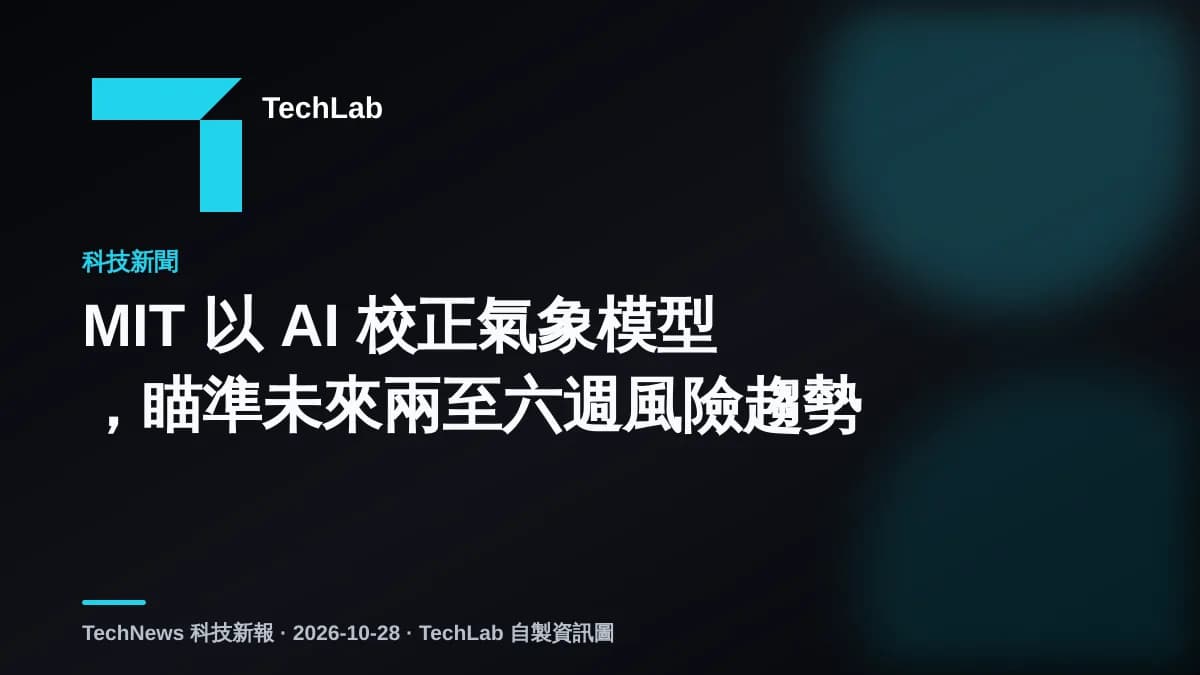 MIT 以 AI 校正氣象模型,瞄準未來兩至六週風險趨勢