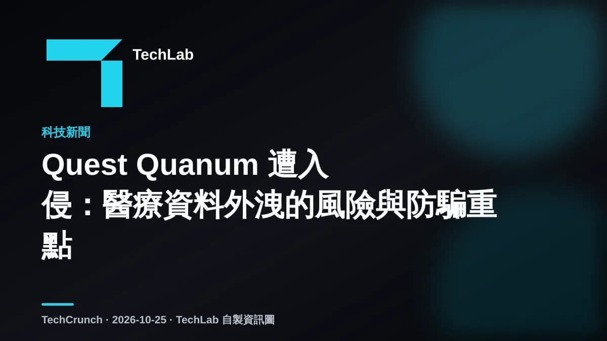 Quest Quanum 遭入侵:醫療資料外洩的風險與防騙重點