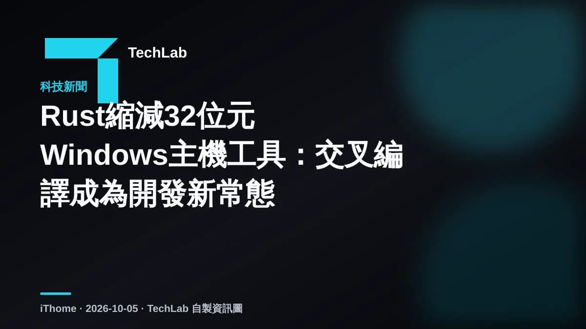 Rust縮減32位元Windows主機工具:交叉編譯成為開發新常態