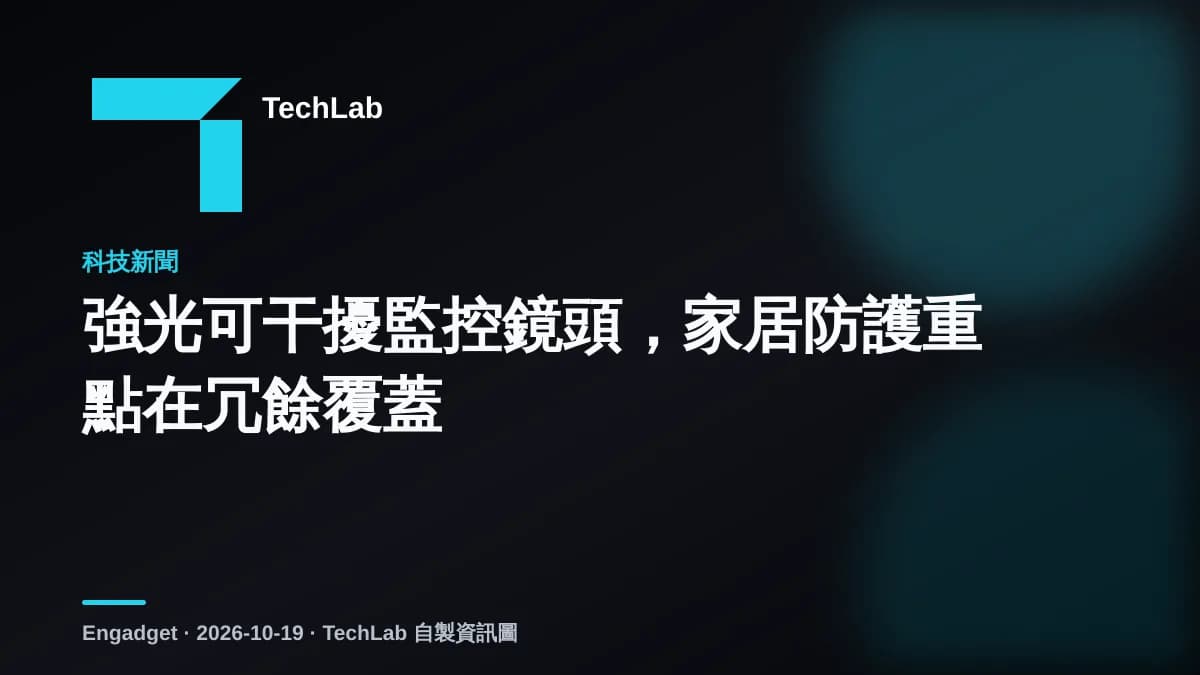強光可干擾監控鏡頭,家居防護重點在冗餘覆蓋