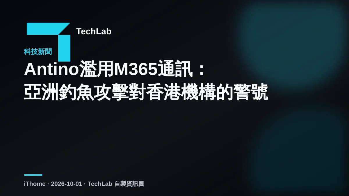 Antino濫用M365通訊:亞洲釣魚攻擊對香港機構的警號