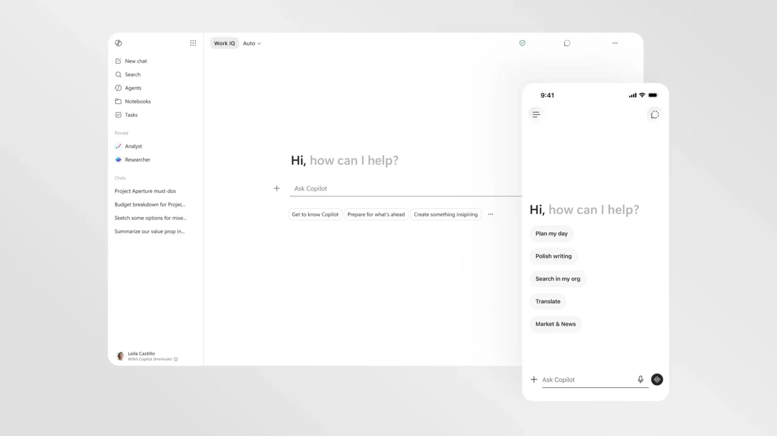 Microsoft 365 Copilot 新介面：由彩色助手變成文件側邊拍檔