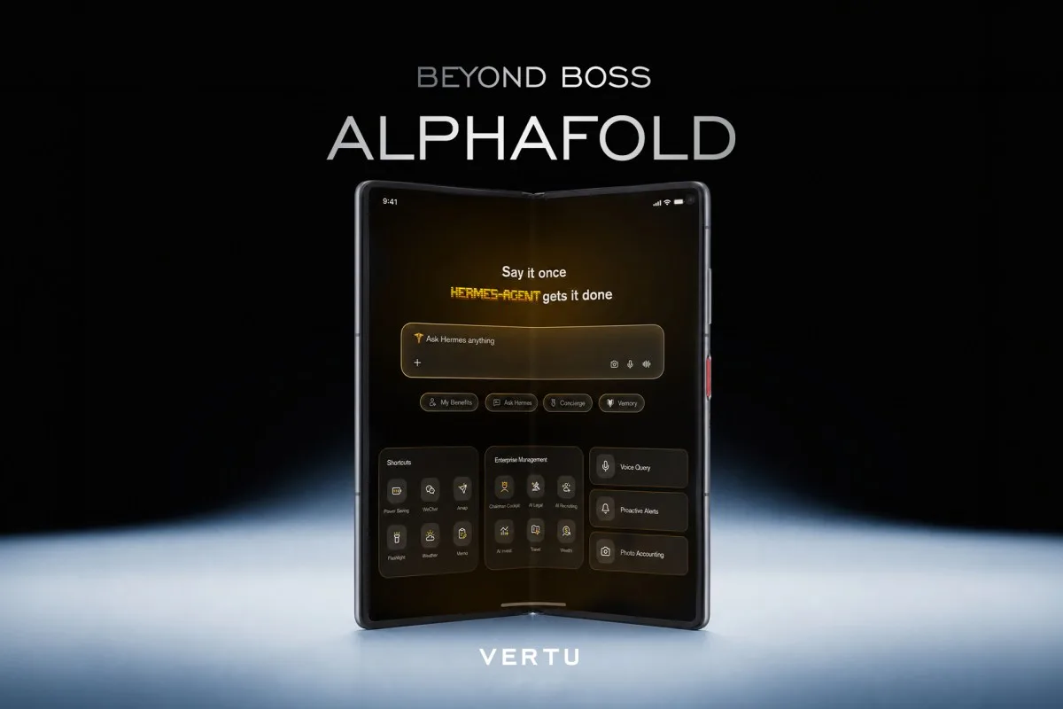 Vertu Alphafold 賣近五萬四起：企業 AI 摺機係工具定身份象徵？