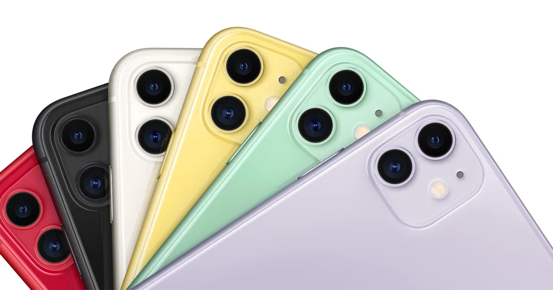 Apple 官方 iPhone 11 多色產品圖,代表受 A13 影響嗰批舊機