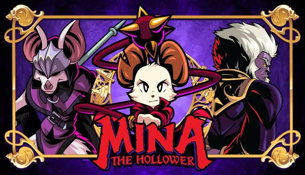 《Mina the Hollower》Steam 商店封面圖，展示主角同像素風格