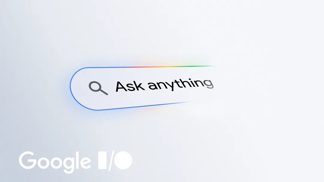 Google 官方 blog 用嘅 AI Mode 搜尋介面示意圖