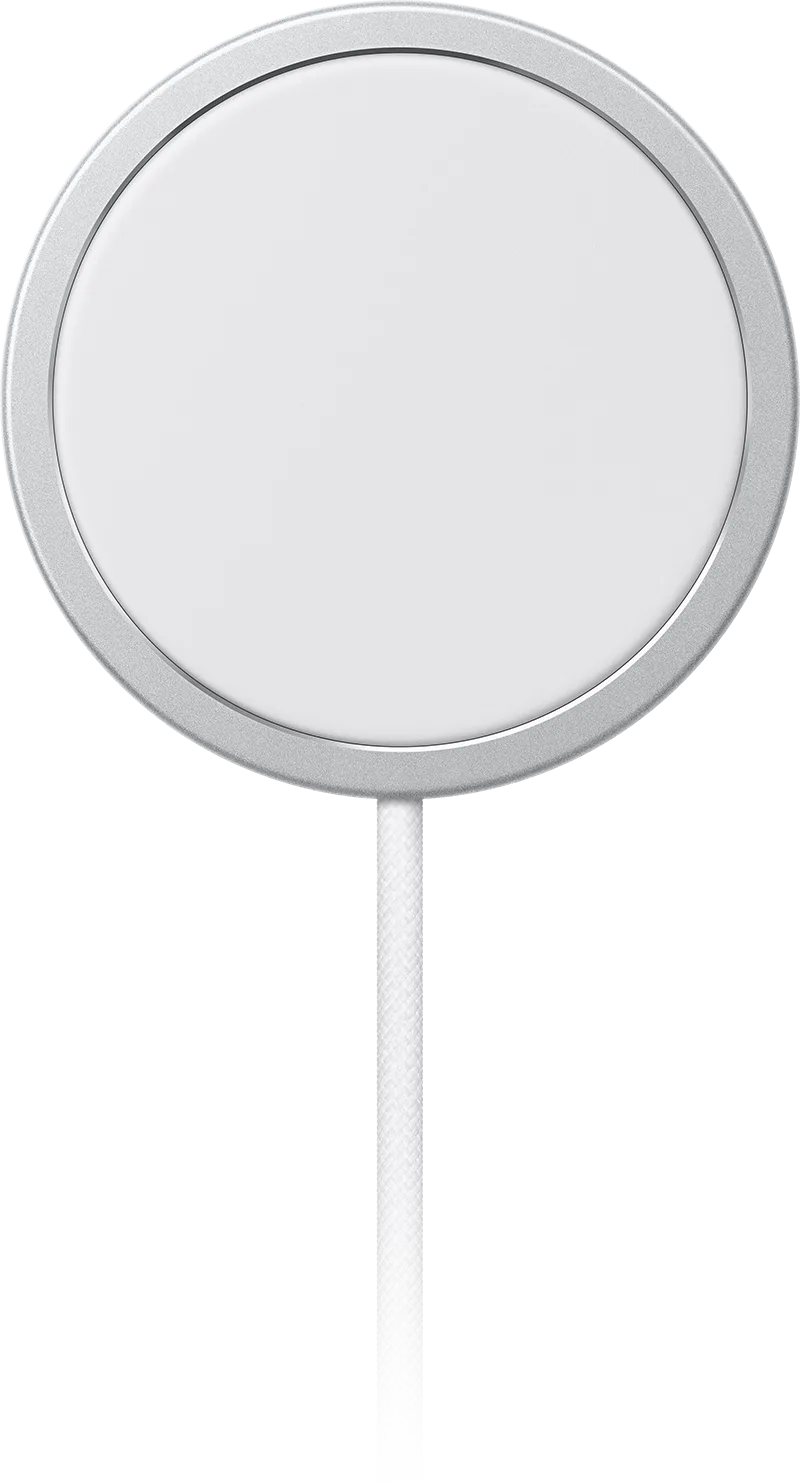 Apple MagSafe 充電器白色圓形充電盤同編織 USB-C 線
